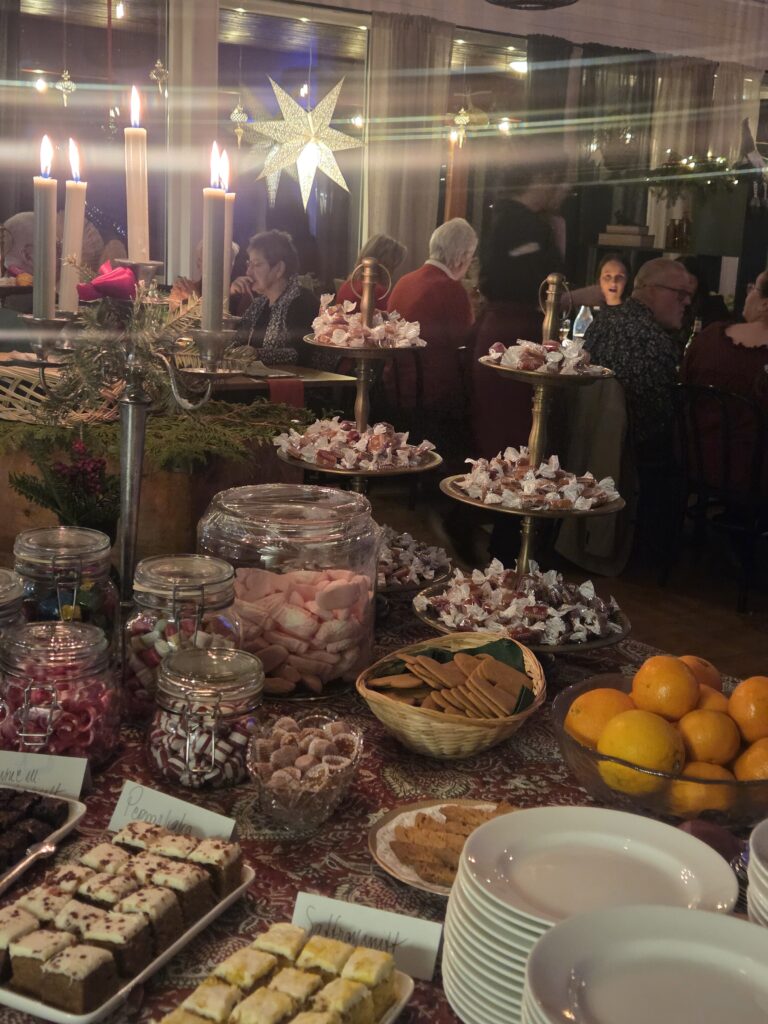 Julbord i december